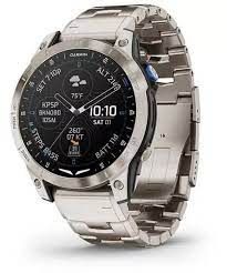 Ceas Garmin D2™ Mach 1 Vented Titanium Bracelet 010-02582-51